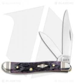 Case Peanut Knife 2.875" Jigged Purple Bone (6220 SS)
