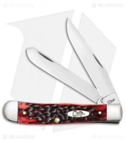 Case Trapper Knife 4.125" Crimson Peach Seed Jigged Bone (6254 SS) 27380