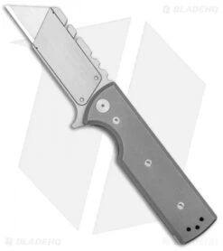 Chaves CHUB Flipper Frame Lock Knife Titanium (1" Utility Blade)