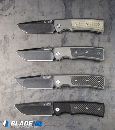 Chaves Ultramar Redencion Street Tanto Knife Black Canvas (3.25" Satin) - Image 2