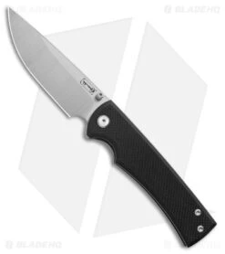 Chaves Liberation 229 Drop Point Frame Lock Knife Ti/Black G-10 (3.75" Satin)