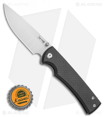 Chaves Liberation 229 Frame Lock Knife Titanium/CF (3.4" Satin SW) - Image 4