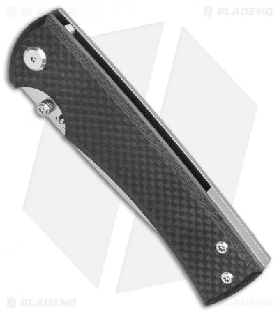 Chaves Liberation 229 Frame Lock Knife Titanium/CF (3.4" Satin SW) - Image 2