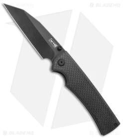 Chaves Sangre 229 Wharncliffe Frame Lock Knife Carbon Fiber (3.75" Black)