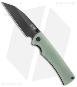 Chaves Sangre 229 Wharncliffe Frame Lock Knife Jade G-10 (3.75" Black)