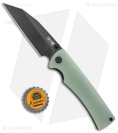 Chaves Sangre 229 Wharncliffe Frame Lock Knife Jade G-10 (3.75" Black) - Image 5
