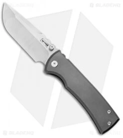 Chaves Ultramar Redencion 229 Drop Point Knife Bead Blast Ti (3.63" Belt Satin)