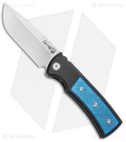 Chaves Ultramar Redencion Street Knife Blue Titanium Inlay (3.25" Satin)