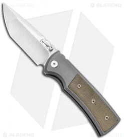 Chaves Ultramar Redencion Street Tanto Knife Green Canvas (3.25" Satin)