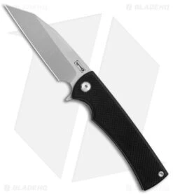 Chaves Ultramar Sangre Street Flipper Knife Black G-10 (3.4" Stonewash M390)