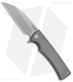 Chaves Ultramar Sangre Street Flipper Knife Titanium (3.4" Satin M390)