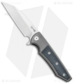 Chaves Ultramar Sangre Street Flipper Knife Black Canvas Micarta (3.4" Satin)