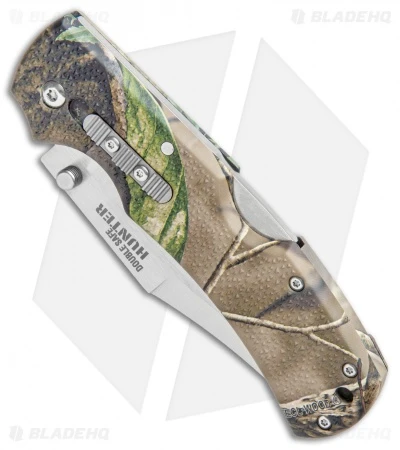 Cold Steel Double Safe Hunter Tri-Ad Lock Knife Camo GFN (4" Satin) 23JD - Image 2