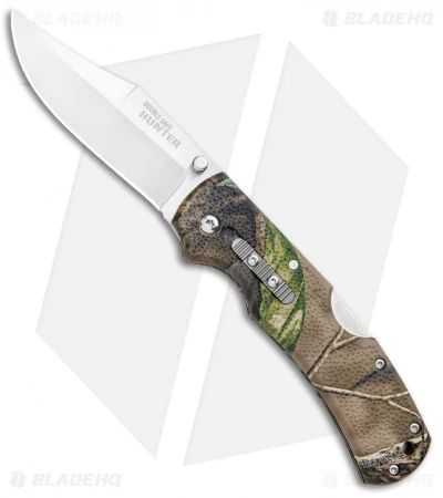 Cold Steel Double Safe Hunter Tri-Ad Lock Knife Camo GFN (4" Satin) 23JD