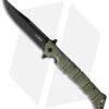Cold Steel Large Luzon Folding Flipper Knife OD Green GFN (6" Black)