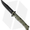 Cold Steel Medium Luzon Folding Pocket Knife Olive Drab Green GFN (4" Black)