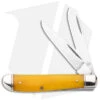 Cold Steel Mini Trapper Slip Joint Knife Yellow Bone (2.7" Satin)