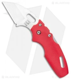 Cold Steel Mini Tuff Lite Tri-Ad Lock Knife Red (2" Satin) 20MTR