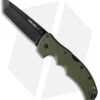 Cold Steel Recon 1 Tanto Lockback Knife OD Green G-10 (4" Black)