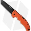 Cold Steel Recon 1 Tanto Lockback Knife Orange G-10 (4" Black)