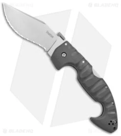 Cold Steel Spartan Kopis Tri-Ad Lockback Knife Gray (4.5" SW Serr AUS 10A)