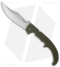 Cold Steel Espada XL 10A Lockback Knife OD Green G-10 (7.5" Stonewash) 62MGCODSW