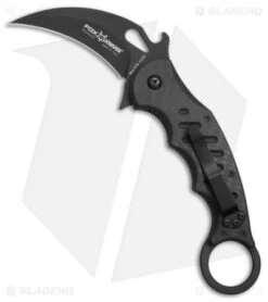 Fox Karambit Liner Lock Knife Carbon Fiber/G-10 (2.75" Black)