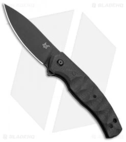 Fox Knives Anso Ziggy Liner Lock Knife Carbon Fiber (3.125" Black) 01FX837