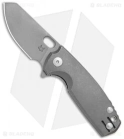 Fox Knives Baby Core Mini Liner Lock Knife Titanium (2.4" Acid SW)