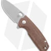 Fox Knives Vox Core Liner Lock Knife Brown Micarta (3.15" Stonewash)