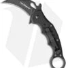 Fox Knives Karambit Folder Knife Black Aluminum (3.2" Black)
