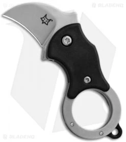 Fox Knives Mini-KA Linerlock Karambit Knife Black (1" Bead Blast) FX-535