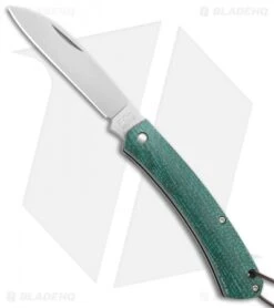 Fox Knives Nauta Slip Joint Knife Green Juta Micarta (3.00" Satin)