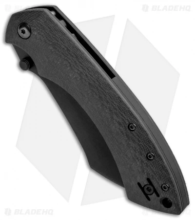 Fox Knives Pelican Liner Lock Knife Carbon Fiber (3.5" Black) FX-534 CF - Image 2