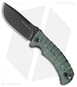 Fox Knives Pro-Hunter Folder Liner Lock Knife Green/Black Micarta (3.75" Black)