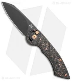 Fox Knives Radius Folding Knife Copper CF (3" Black M390) FX-550 CFB