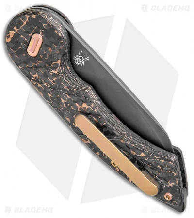 Fox Knives Radius Folding Knife Copper CF (3" Black M390) FX-550 CFB - Image 3