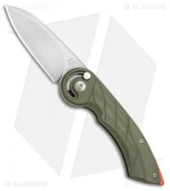 Fox Knives Radius Folding Knife OD Green G-10 (3" Satin N690)