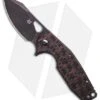 Fox Knives Vox Yaru Frame Lock Knife Snakeskin CF (2.9" Black SW)