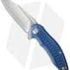 Brous Blades Bionic 2.0 Flipper Knife Blue (3" Satin)