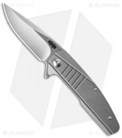 Brous Blades Insight Flipper Knife Titanium (3" Stonewash)
