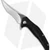 Brous Blades Vendetta Flipper Liner Lock Knife Black G-10 (4" Satin)