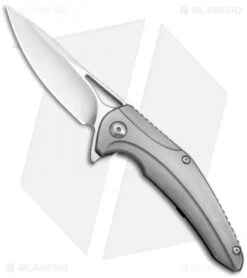Brous Blades XR-1 Flipper Knife Titanium (3.5" Satin)