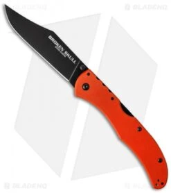 Cold Steel Broken Skull I Lock Back Knife Orange G-10 (4" Black CTS-XHP) 54SBOR
