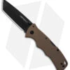 Cold Steel Verdict Tanto Tri-Ad Lock Knife Tan FDE G-10 (3" Black) AUS-10A