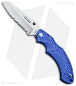 Fox Knives USA Vitale Lock Back Knife Blue FRN (3.5" Satin Serr)